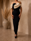 Colette Noir – Elegantes Maxikleid für Gala & Hochzeit | Bealune